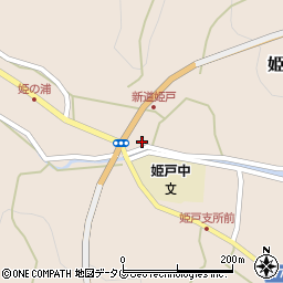 シャディサラダ館姫戸店周辺の地図