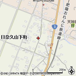 熊本県八代市日奈久山下町3472周辺の地図