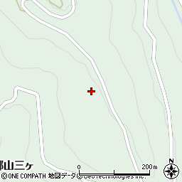 宮崎県東臼杵郡美郷町南郷山三ヶ周辺の地図