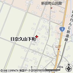熊本県八代市日奈久山下町3503周辺の地図