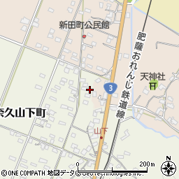 熊本県八代市日奈久山下町3449周辺の地図