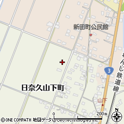 熊本県八代市日奈久山下町4050周辺の地図