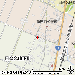 熊本県八代市日奈久山下町3526周辺の地図
