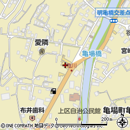 熊本トヨペット天草店周辺の地図