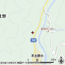 宮崎県東臼杵郡椎葉村不土野周辺の地図