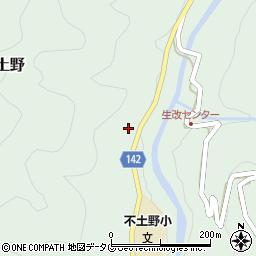 宮崎県椎葉村（東臼杵郡）不土野周辺の地図