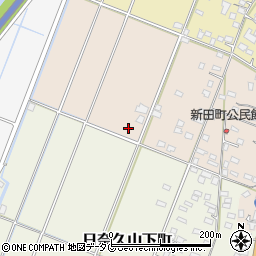 熊本県八代市日奈久新田町周辺の地図