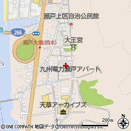九州電力株式会社　瀬戸総合寮周辺の地図