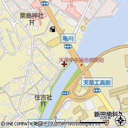 新亀川橋周辺の地図