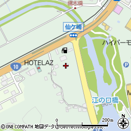 株式会社コマツレンタル宮崎　日向店周辺の地図