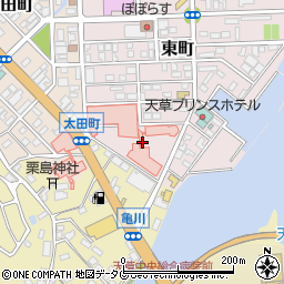 東京スター銀行天草中央総合病院 ＡＴＭ周辺の地図