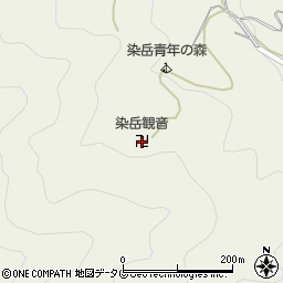 染岳観音周辺の地図