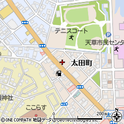 ＪＡ共済連　熊本天草自動車損害調査サービスオフィス周辺の地図