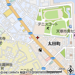 喜久屋製菓　本店周辺の地図