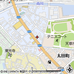 熊本県天草市南新町10周辺の地図