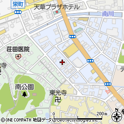 熊本県天草市南新町4周辺の地図