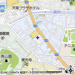 熊本県天草市南新町6周辺の地図