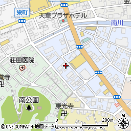 熊本県天草市南新町4-5周辺の地図