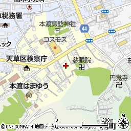 熊本県天草市諏訪町6周辺の地図