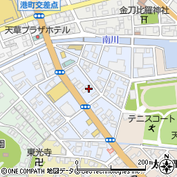 熊本県天草市南新町7-8周辺の地図