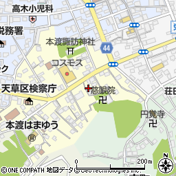 熊本県天草市諏訪町5-12周辺の地図