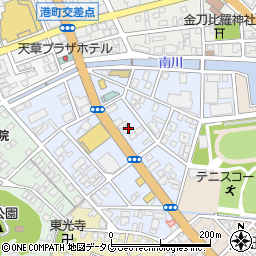 熊本県天草市南新町7周辺の地図