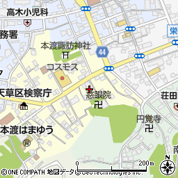 熊本県天草市諏訪町5周辺の地図