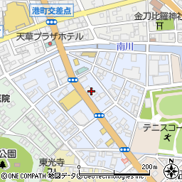 熊本県天草市南新町7-16周辺の地図