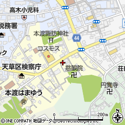 熊本県天草市諏訪町5-13周辺の地図