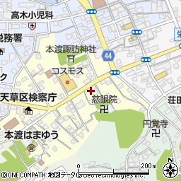 熊本県天草市諏訪町5-16周辺の地図
