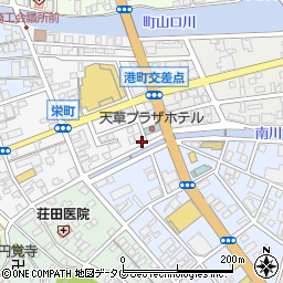 新南川橋周辺の地図