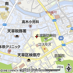 熊本県天草市諏訪町9周辺の地図