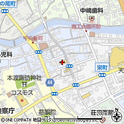 熊本県天草市中央新町12周辺の地図