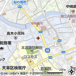 熊本県天草市中央新町18周辺の地図