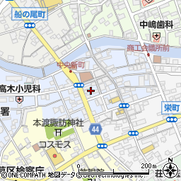 熊本県天草市中央新町14周辺の地図
