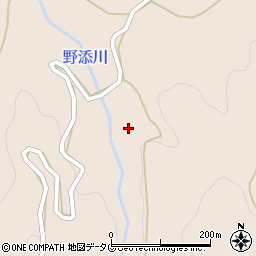 野添川周辺の地図
