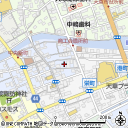 熊本県天草市中央新町3周辺の地図