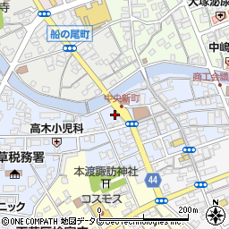 熊本県天草市中央新町17周辺の地図