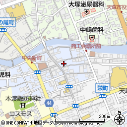 熊本県天草市中央新町5周辺の地図