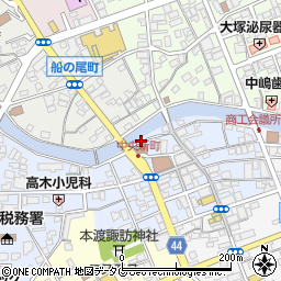 本渡橋周辺の地図