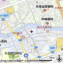 熊本県天草市中央新町6周辺の地図