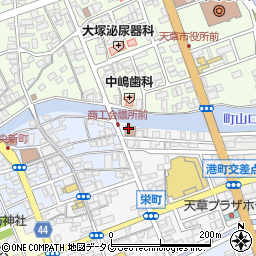 熊本県火災共済協組天草支所周辺の地図