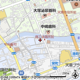 熊本県天草市中央新町1周辺の地図