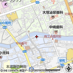 熊本県天草市中央新町7周辺の地図