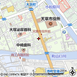 読売新聞読売センター　本渡中央周辺の地図