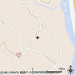 宮崎県美郷町（東臼杵郡）西郷立石周辺の地図