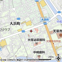 本渡大江自動車工場周辺の地図