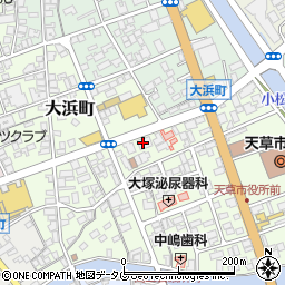 本渡大江自動車工場周辺の地図