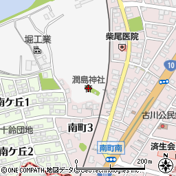 潤島神社周辺の地図