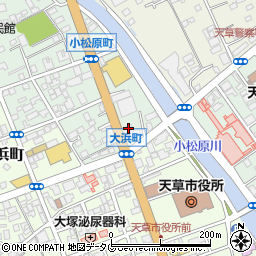 熊本県天草市小松原町12-22周辺の地図